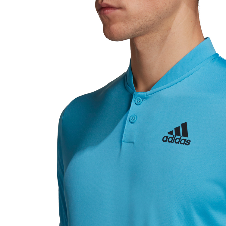  Polo pt bărbați Adidas CLUB HENLEY M Albastru deschis  photo 5